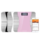 Цифровые напольные весы, умный безмен для измерения массы тела и индекса массы тела, с Bluetooth, с приложением для смартфона S4