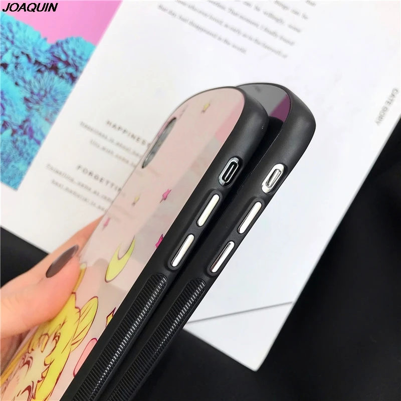 Японское кавайное аниме Сэйлор Мун Луна кошка телефон чехол для iPhone 6 Puls S 7 8 X XR XS MAX