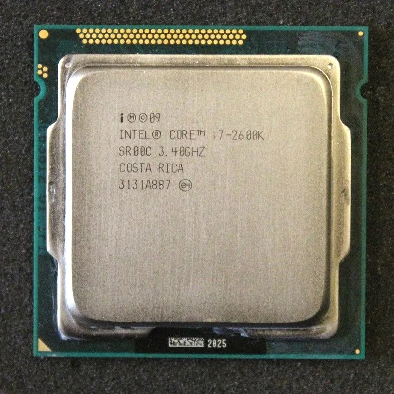 Четырехъядерный процессор Intel Core i7-2600K 3,4 GHz SR00C LGA 1155 cpu i7 2600K