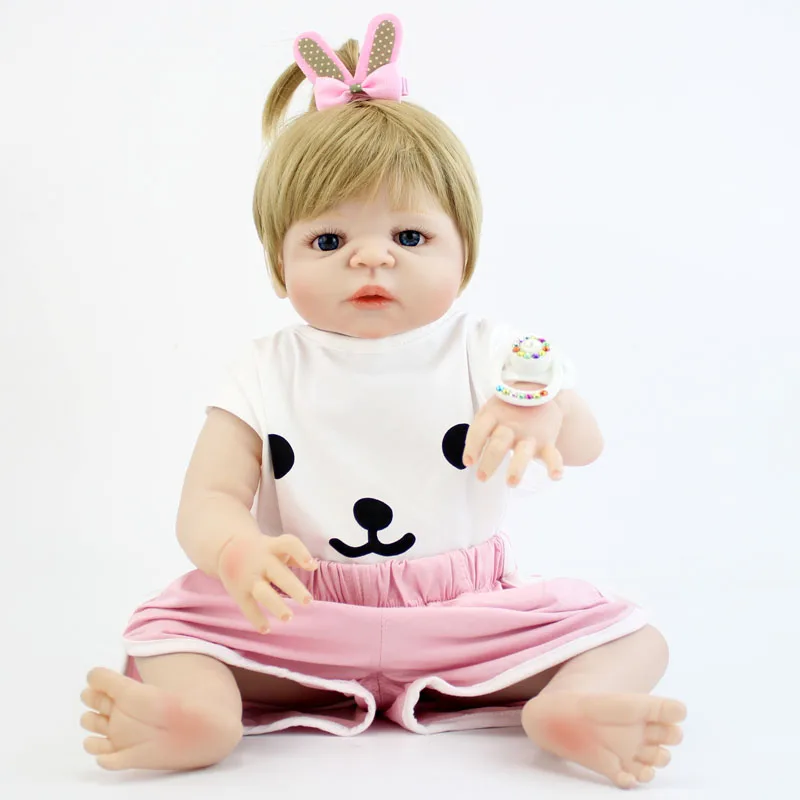 BZDOLL 22 &quotполностью силиконовая кукла для новорожденных Реалистичная принцесса