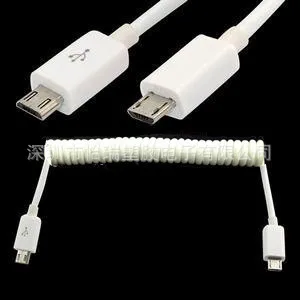 Спиральный адаптер Micro USB B 5Pin M к Male 1 м 3FT | Компьютеры и офис