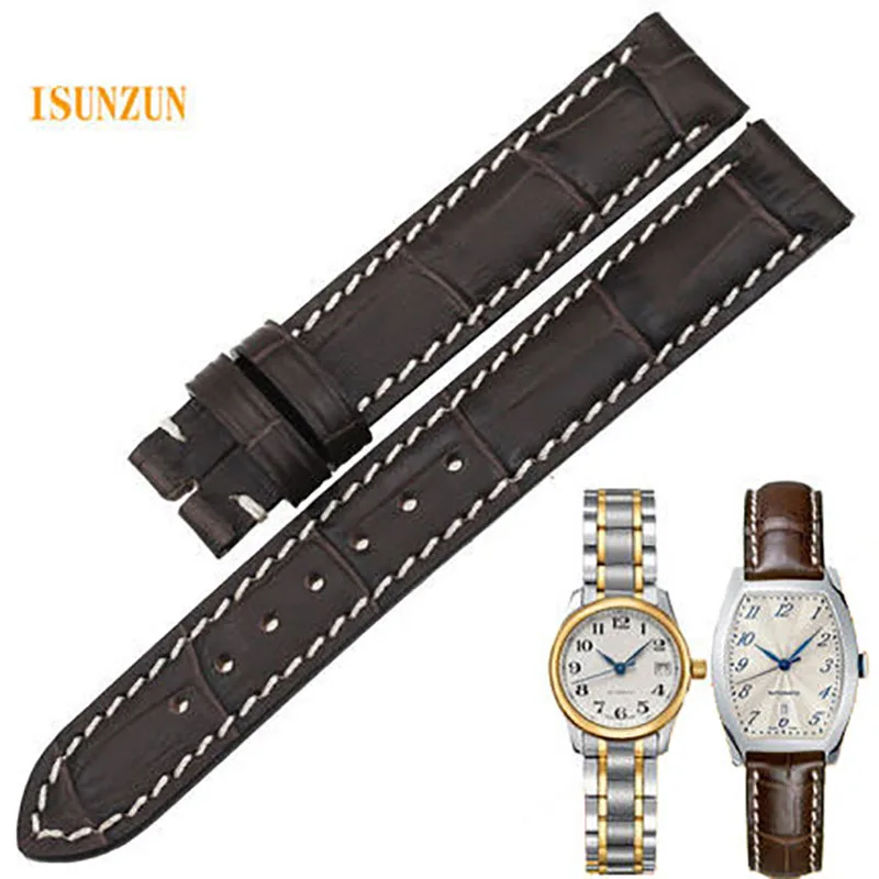 Женский ремешок ISUNZUN для Longines традиционный из натуральной кожи L2.142 часов|Ремешки