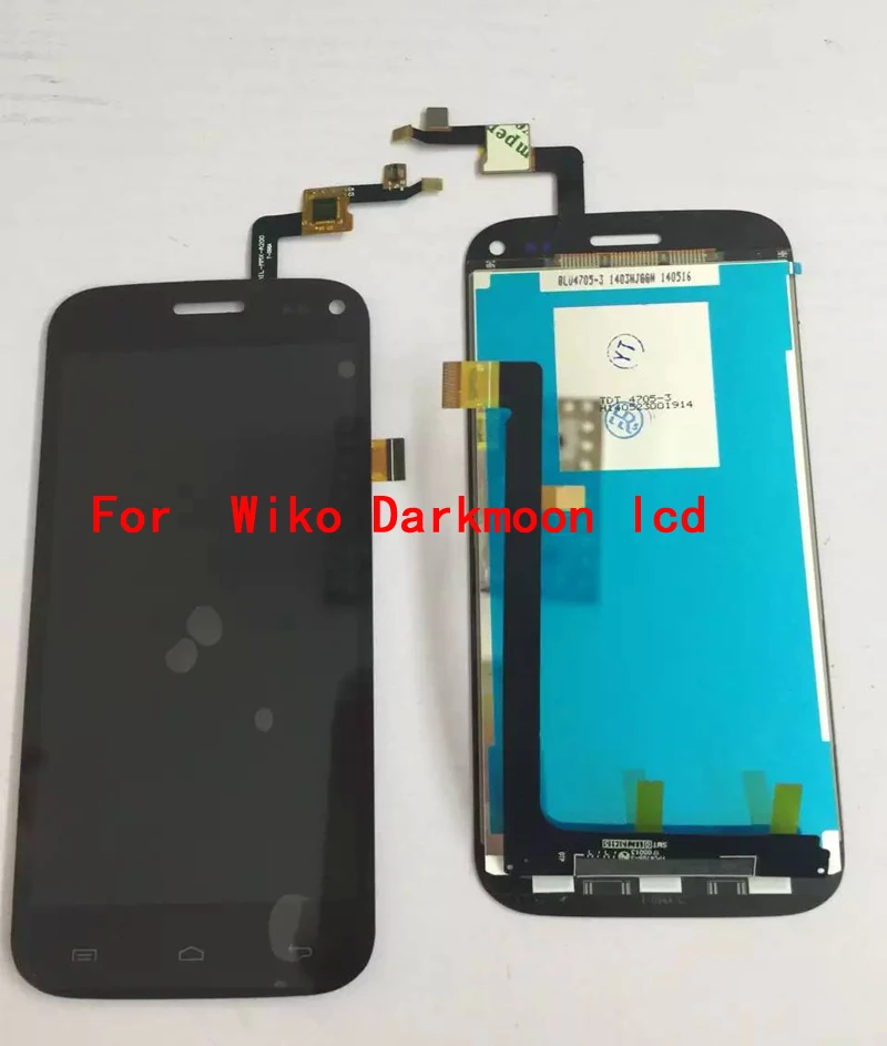 100% Новая Замена Для Wiko Новолуния Жк-Дисплей С Сенсорным Экраном Дигитайзер