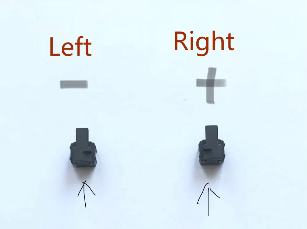 1 пара защелок L R с левой и правой стороны для управления переключателем