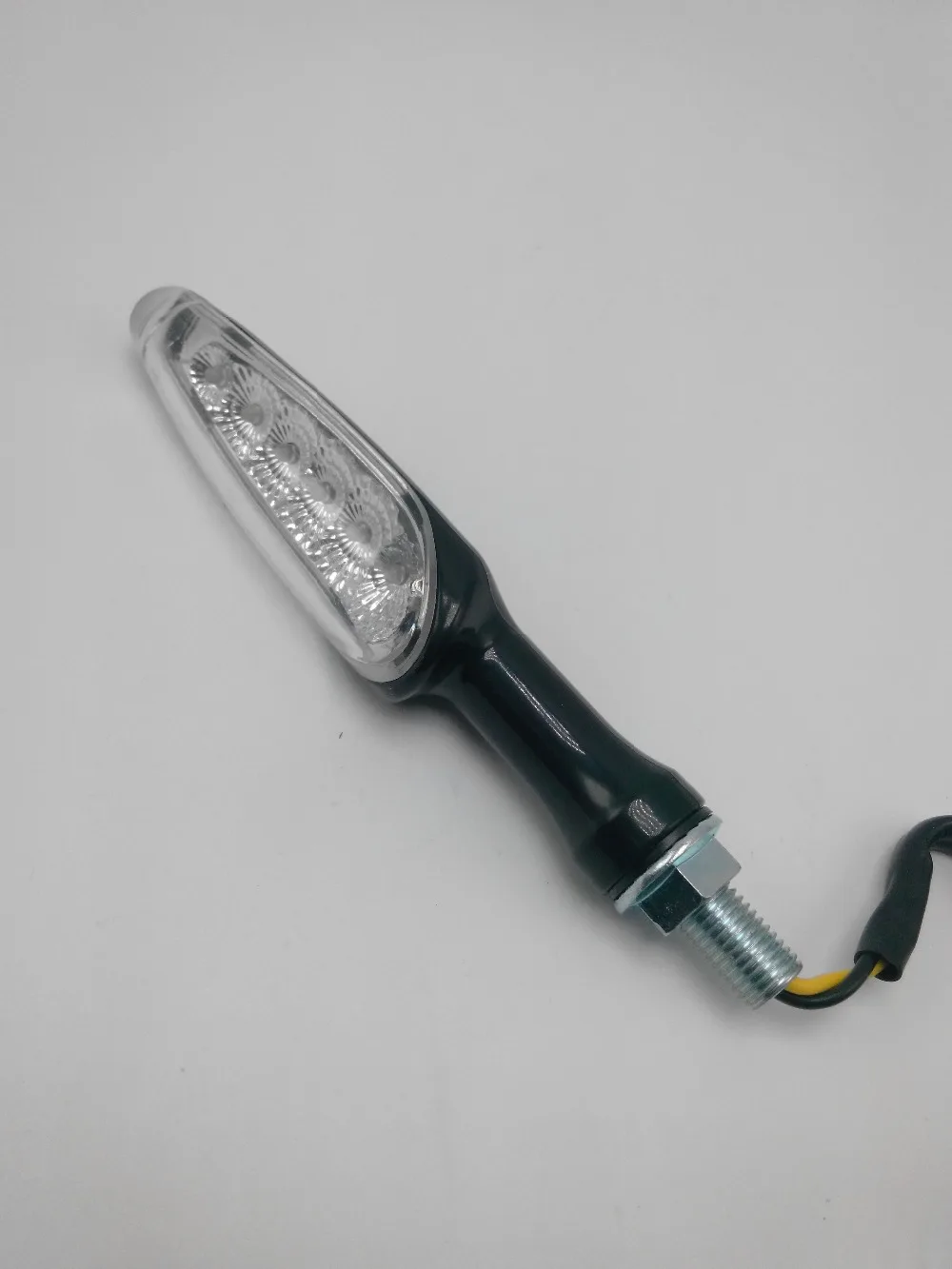 

free shipping Black 2pcs 6LED Motorcycle Turn Signal Indicator Light 12V