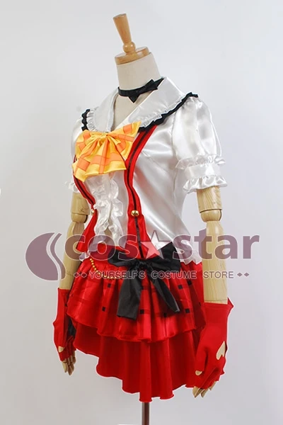 Японское аниме Love Live LoveLive! Школьный идол проект фестиваль Honoka Kosaka платье косплей