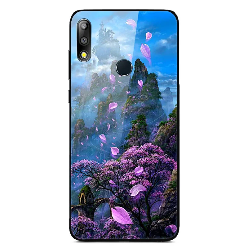 Для Asus Zenfone Max Pro M2 ZB631KL чехол из закаленного стекла с изображением планеты космос, стеклянный чехол на заднюю панель для Asus ZB631KL ZB 631KL ZB 631 KL - Цвет: 25