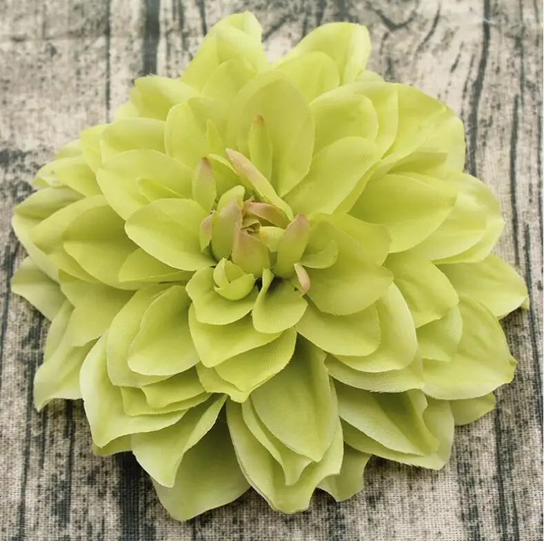 15 см Большая искусственная шелковая Цветочная головка Dahlia DIY для дома свадьбы