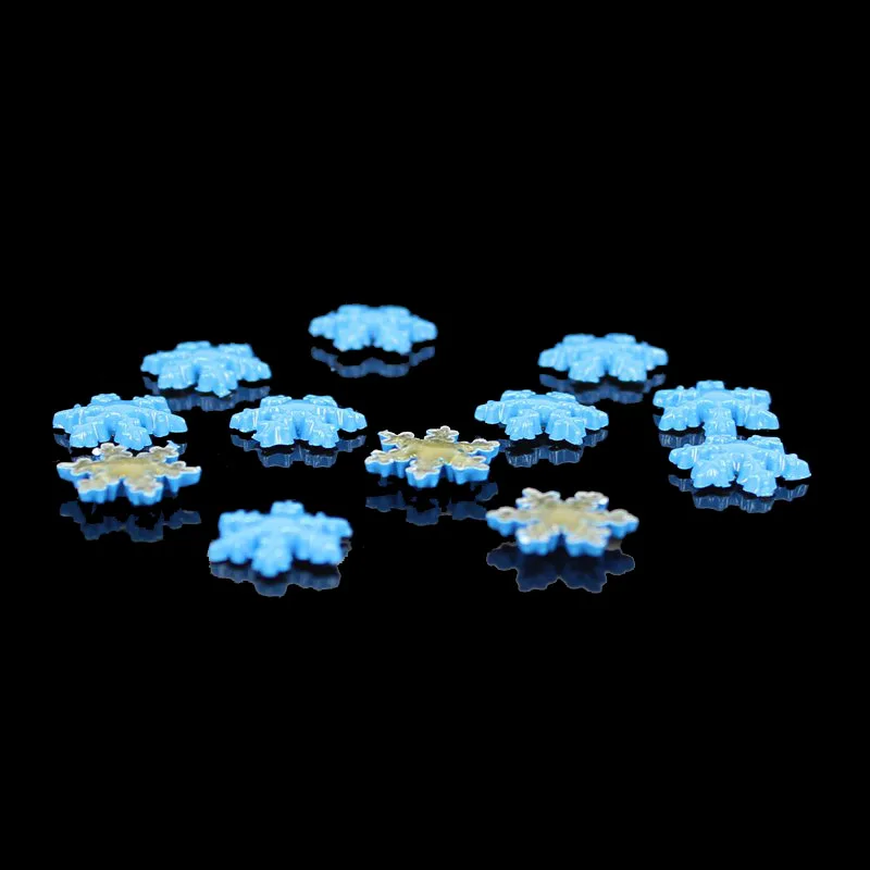 100 шт./лот металлическая Снежинка много цветов на выбор 10 мм для одежды сумок