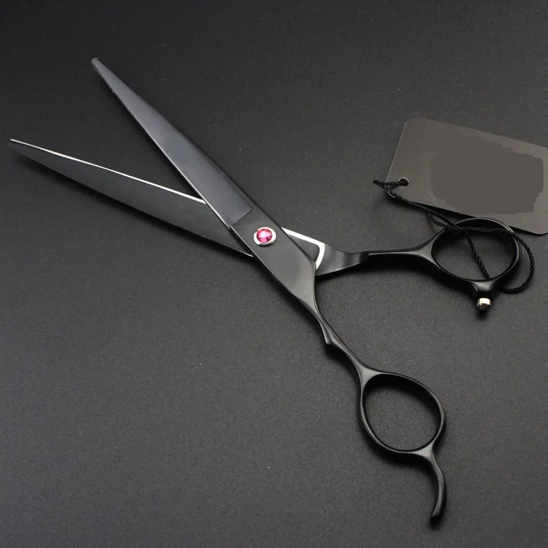 Пользовательские 7 дюймовые левосторонние прямые ножницы для стрижки волос