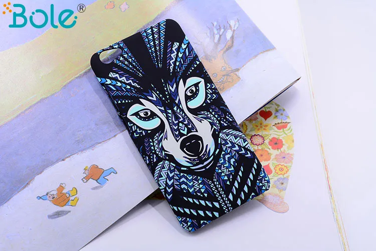Новый 3D Рельеф Бренд Животных Лев Волк Pattern Сова Жесткий Задняя Крышка phone case для