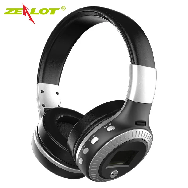 ZEALOT B19 Bluetooth наушники беспроводные стерео с микрофоном гарнитуры Micro SD слот для