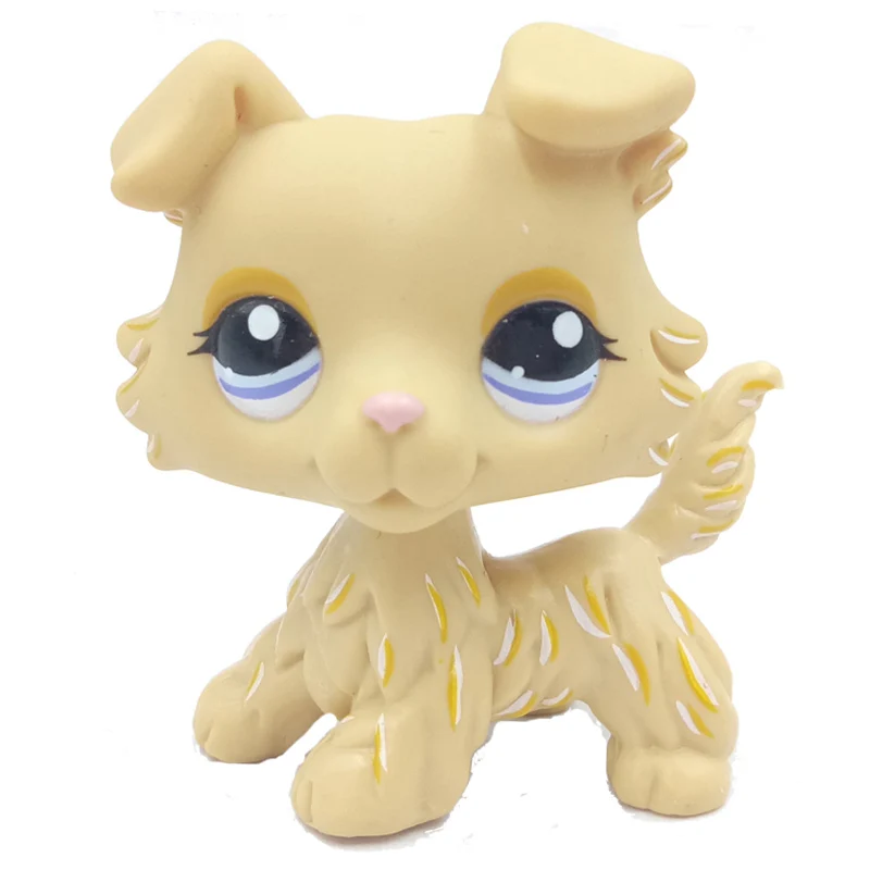 1194 Пет шоп стоячки lps pet shop лпс игрушки редкие кошечку стоячки собаки колли такса рождения Новому Году Подарок pet shop short hair cat original gift toys old rare stanchion dog collie dachshund - Цвет: 1194