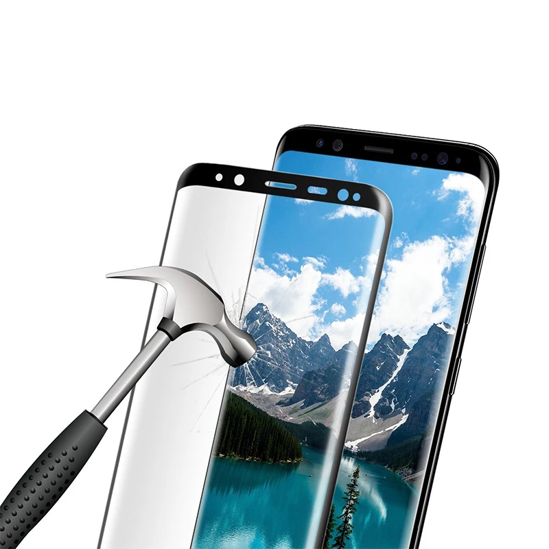 3D изогнутое закаленное стекло для Samsung Galaxy Note 8 полноэкранная Защитная пленка