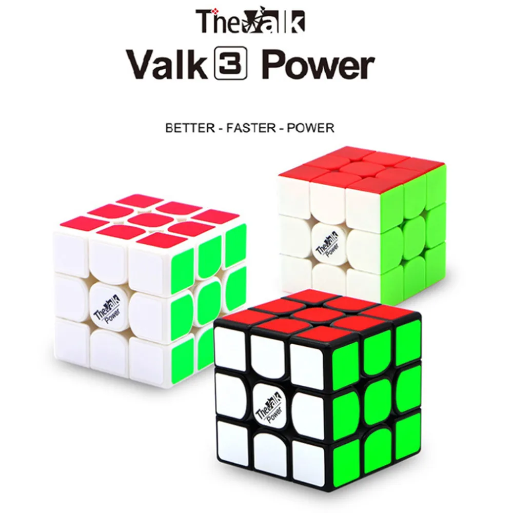Новый скоростной куб Qiyi Mofangge Valk3 Power 3x3x3 магический кубик для WCA профессиональные