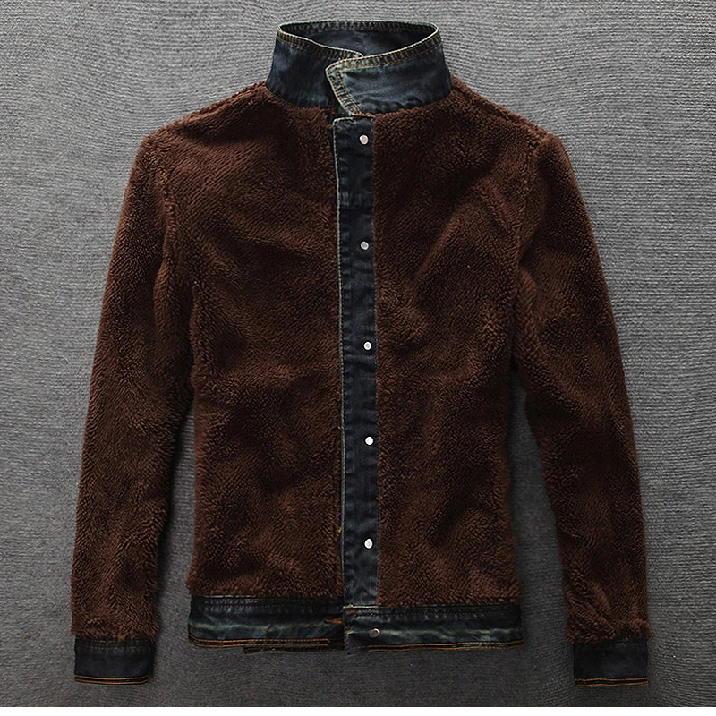 free shipping man's winter jacket casual warm men Jacket solid fleece coat Size S-XXXL | Мужская одежда
