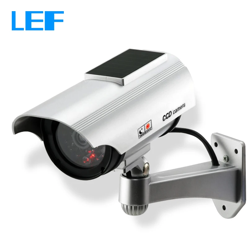 Солнечный Мощность Манекен Поддельные Камера Открытый безопасности