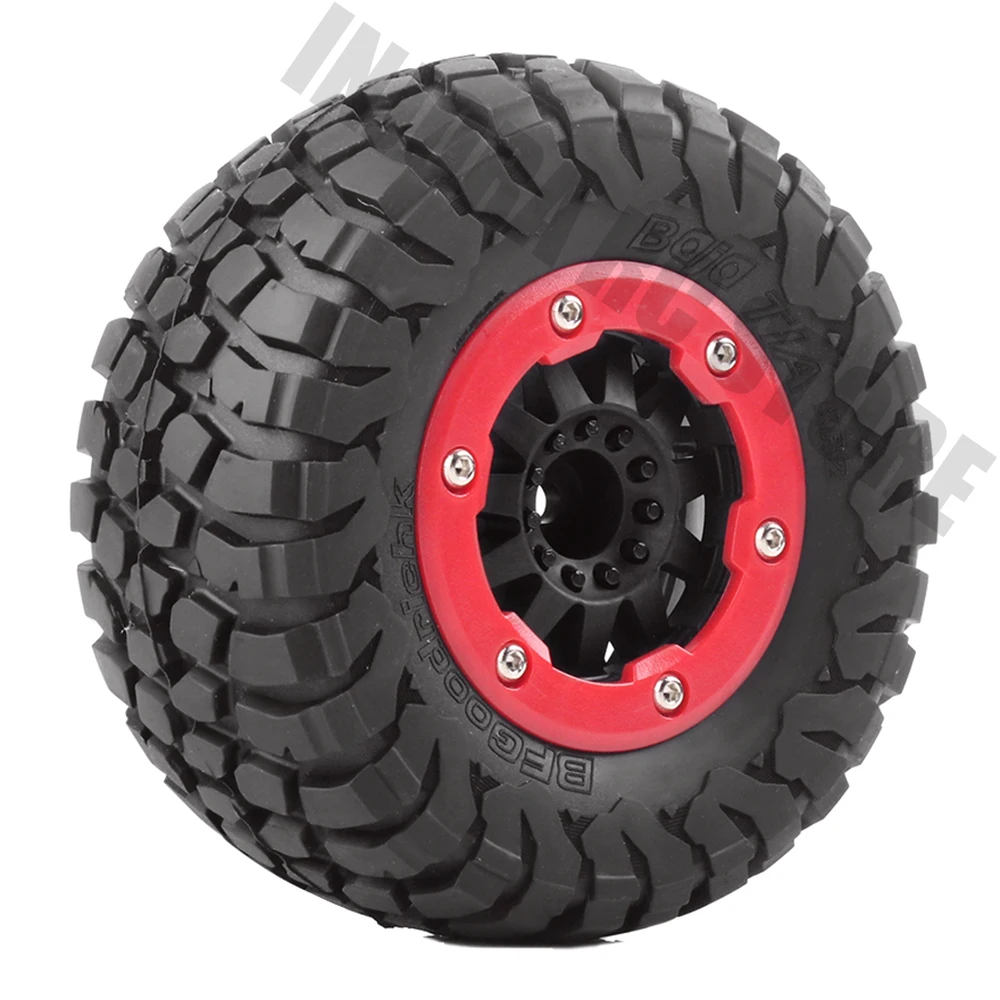 4 шт./компл. обода колеса и резиновые шины Traxxas для 1/10 RC короткофокусный автомобиль