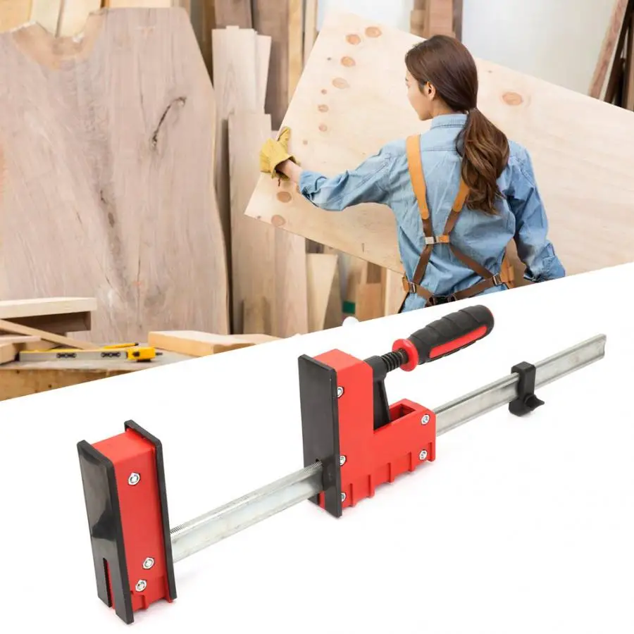 0-300/400/500mm Heavy Duty F Clamps DIY Woodworking Fixing Bar Clips Quick Slide Hand Tool Kit Woodworking Clamp Tools Carpentry