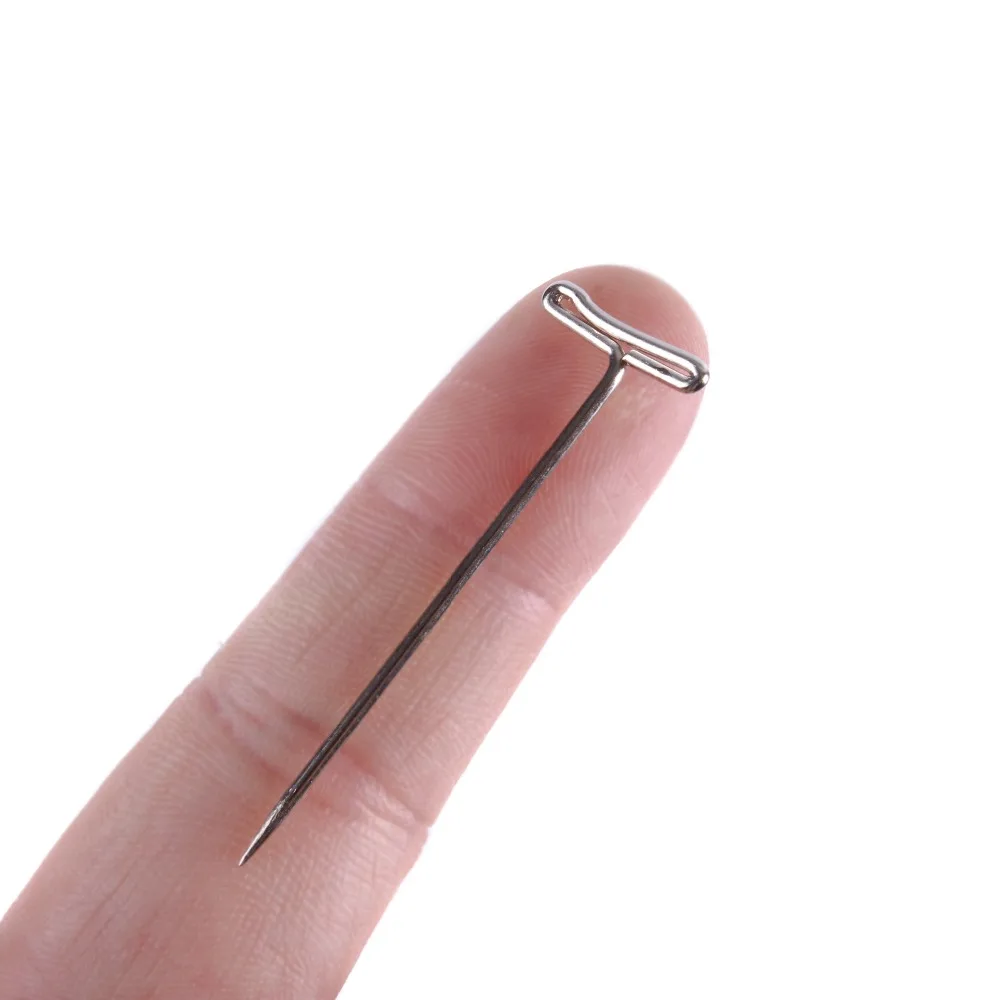 50 шт. T PINS (45 мм) для парика на поролоновой головке стиль Т образной иглы