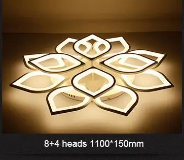 12 heads Dia1100mm Lican идеально современные светодиодные Потолочные светильники для Гостиная кабинет Спальня дома декабря lamparas де TECHO современный светодиодный потолочный светильник - Цвет корпуса: 12 heads Dia1100mm