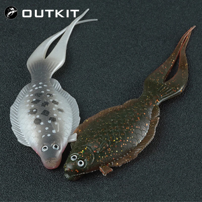 OUTKIT 2 шт./лот Мягкая приманка 13 см 8 г 3d рыболовная рыбий глаз мягкая силиконовая