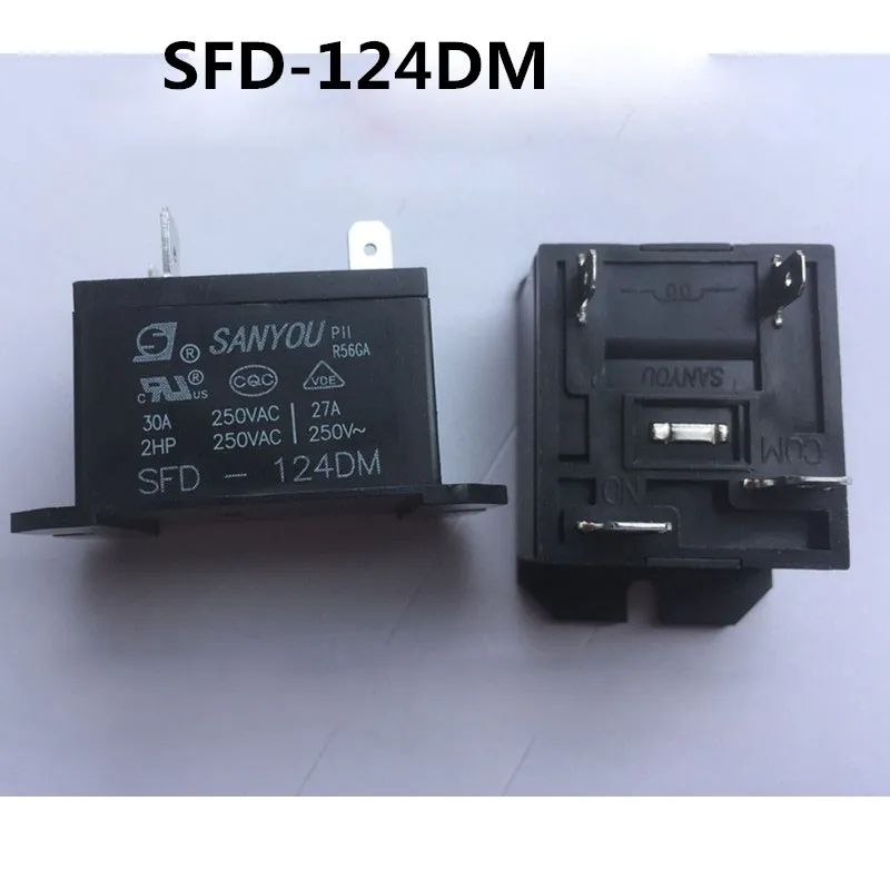 Новое реле мощности SFD 124DM SFD124DM 24VDC DC24V 24V 30A 250VAC 4PIN|power relay|30a power relayrelay 24vdc |