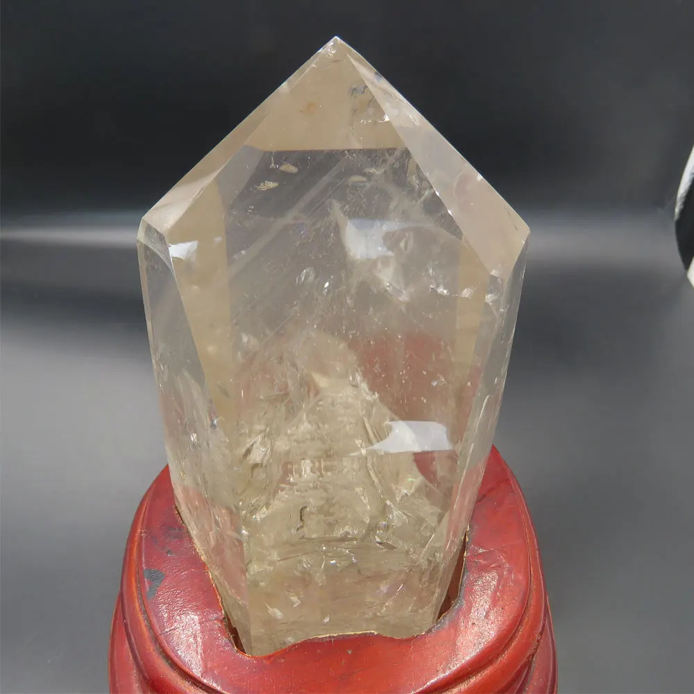 @ RARE NEW 638 г Натуральный прозрачный кварцовый одноконцевый кристаллический