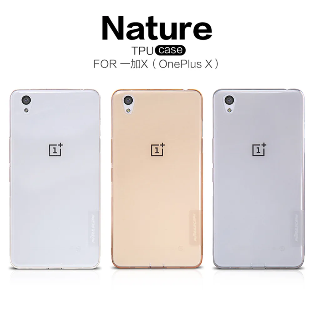 Nillkin Nature Series Transparent Clear Soft Silicon TPU Case Cover for Oneplus Three Two 3 3T Phone Back |