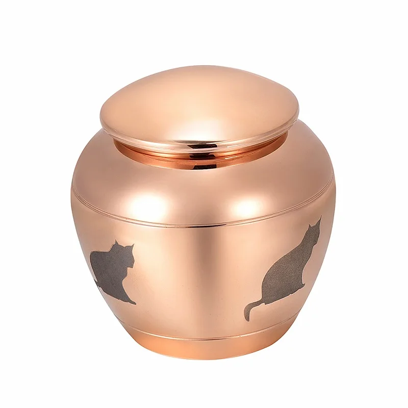 IJU047 Dear Pet Memorials урна для кошек пояса нержавеющая сталь мини Keepsake Urn My Cat's Ashes |
