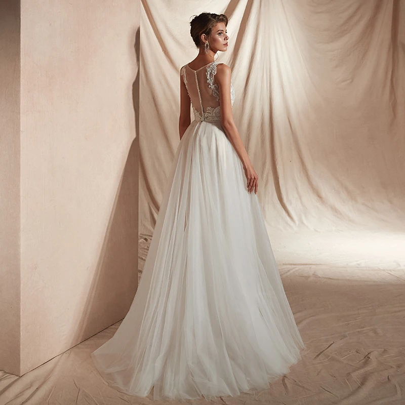 Forevergracedress реальные изображения винтажные Свадебные платья 2019 трапециевидные