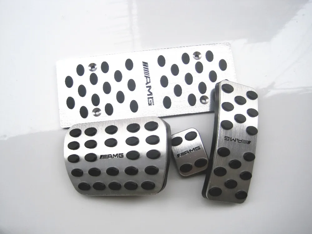 Новый алюминиевые педали топлива тормозной отдых ног педаль автомобилей Педали