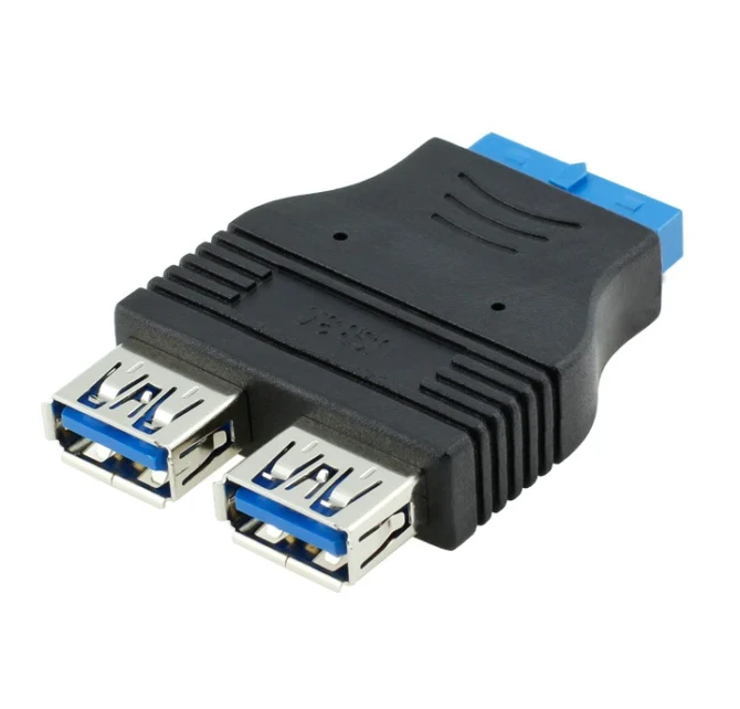 2 порта USB 3 0 гнездо к USB3.0 Материнская плата Гнездо 20 контактный разъем удлинитель