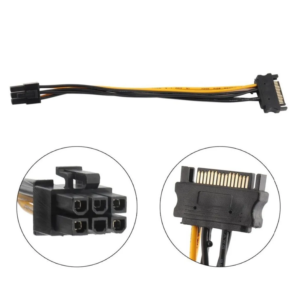 6PIN интерфейс питания PCI E удлинитель 1X до 16X Riser Card кабель|Комплекты умного дома| |
