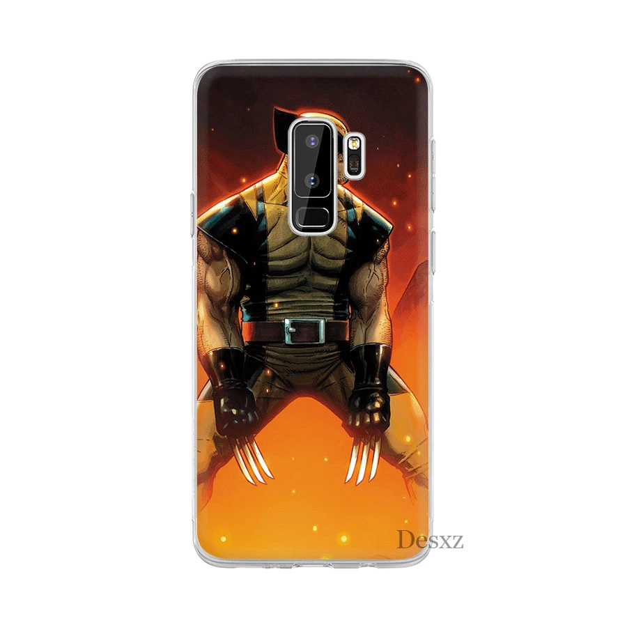 Чехол для мобильного телефона Desxz Marvel Men Логан Росомаха Samsung Galaxy A10 A30 A40 A50 A70 A3 A5 A6 A8