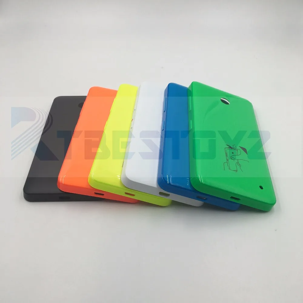 RTBESTOYZ задняя крышка чехол для Nokia Lumia 630 корпус батареи Замена lumia с боковой кнопкой