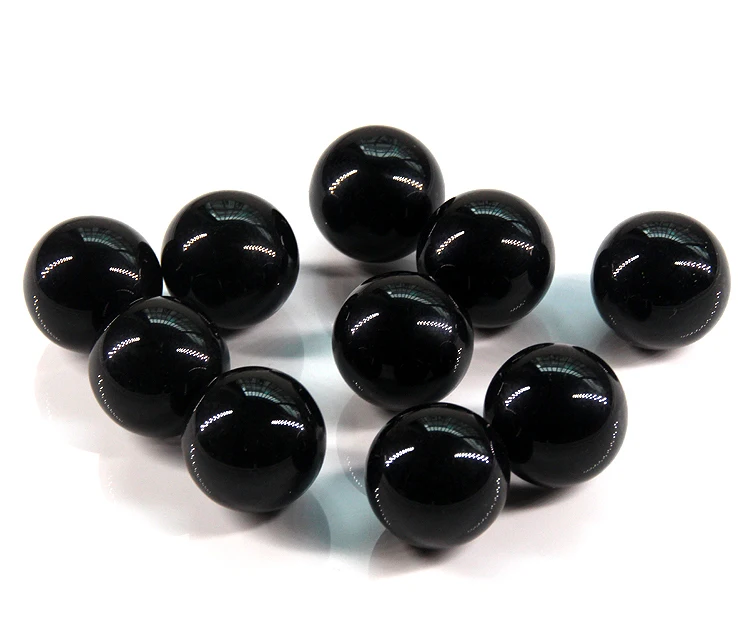 Новинка 2017 25 мм + подставка подвески из натуральных черных искусственных бусин