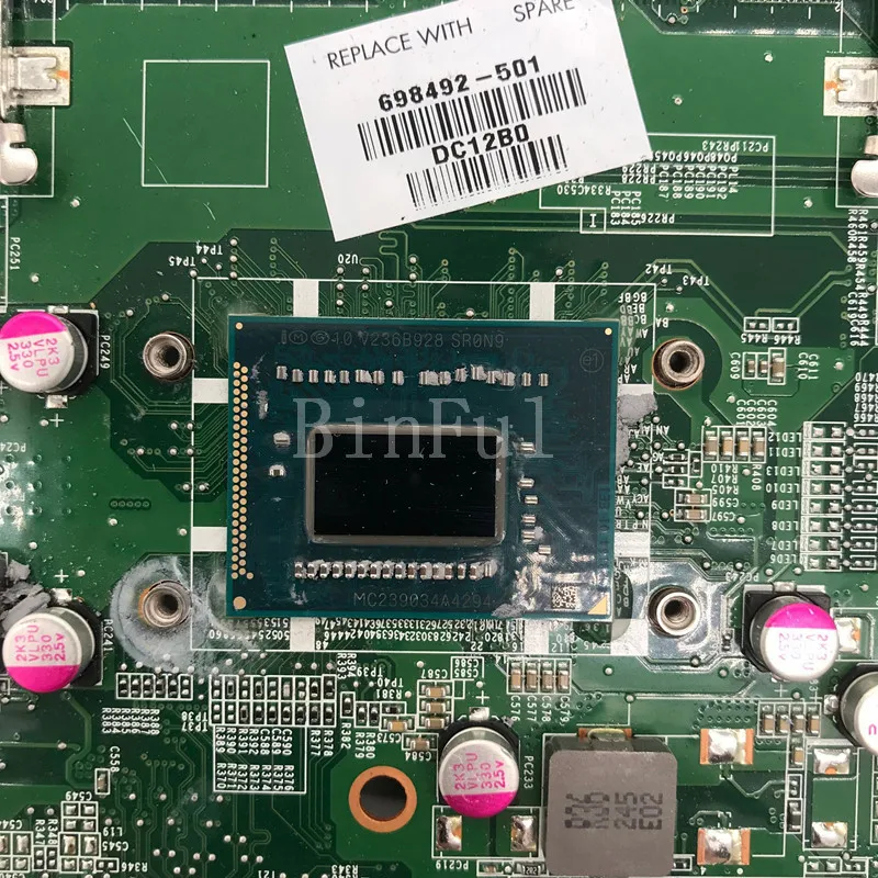 Высококачественная материнская плата для ноутбука Pavilion 14-B 698492-501 DA0U33MB6D0 698523-001 с