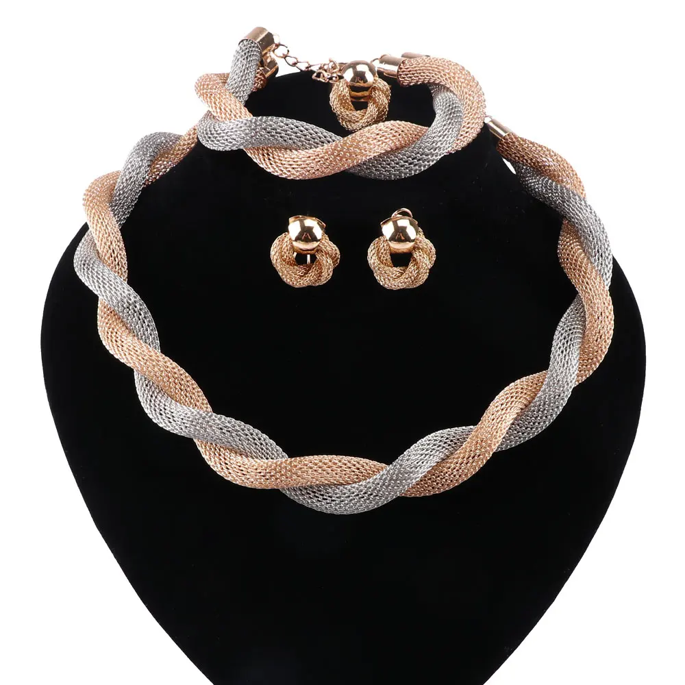 Комплект из колье серёг кольца и браслета|jewelry necklace stand|necklace and earring gift boxnecklace fancy