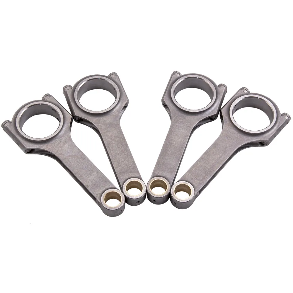 4x шатуны для Mazda MX 5 MX5 Miata B6 BP 1 6 8 Conrods H Beam 133 мм Pleuel Bielle ARP болты|Поршни кольца валы и