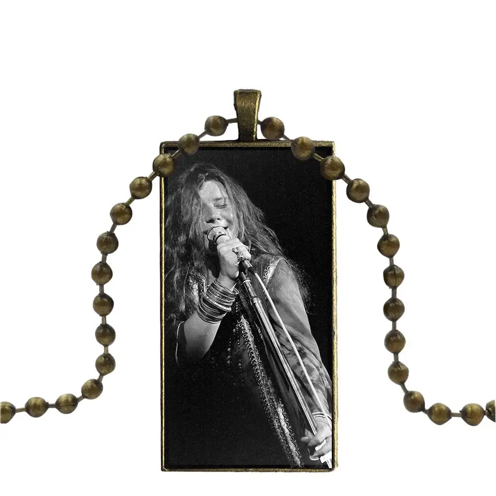 Janis Joplin американская певица для детей винтажное ювелирное изделие Бронзовое