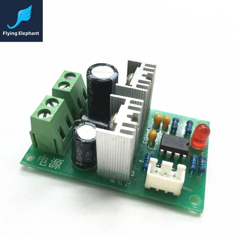 ШИМ контроллер скорости двигателя постоянного тока 3A 12V 24V 36V односторонний