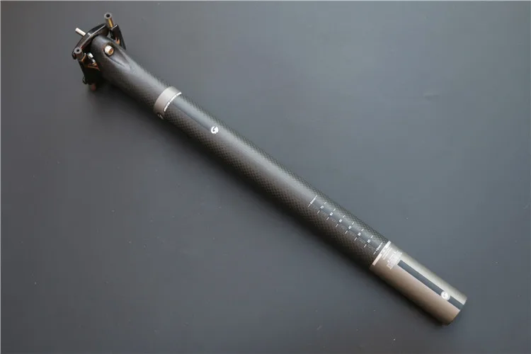 Подседельный штырь из углеродного волокна 3K 2017/27 2/30 8*31 6/350/400 мм|seat tube|bicycle seatpostroad