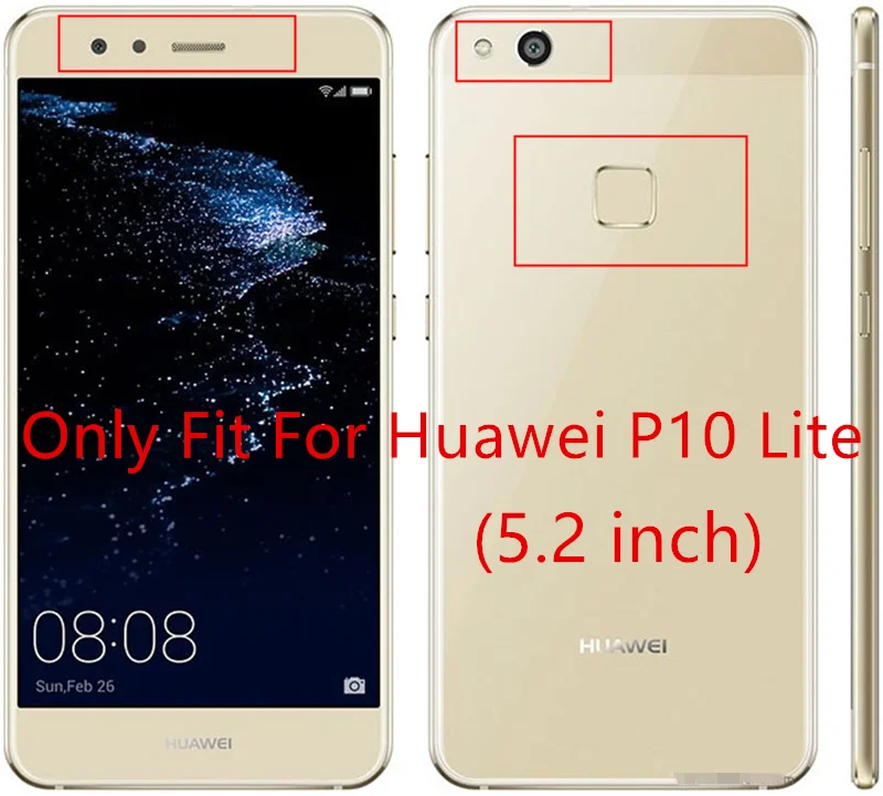 2 шт. закаленное стекло для защиты экрана Huawei P10 Lite противоударное Lite/P10/P10 Plus