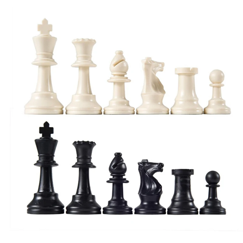 32 средневековые шахматные фигуры/Пластиковые полные шахматы Chessmen международные