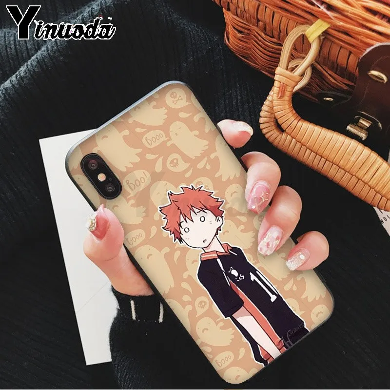 Yinuoda Haikyuu Hinata атака аниме Новинка чехол для телефона Fundas Apple iPhone 8 7 6 6S Plus X XS MAX 5 5S SE XR