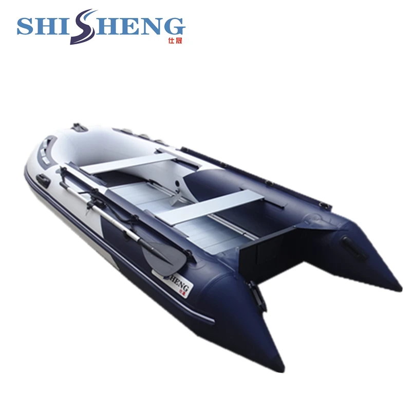 China Supplies High quality Aluminum Floor Inflatable Rubber Boats for Sale