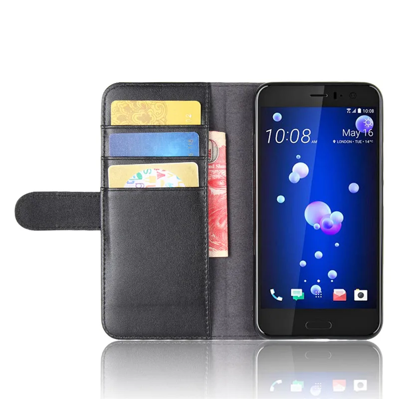 Чехол из натуральной кожи для htc U11 чехол телефона кошелек откидная крышка Fundas