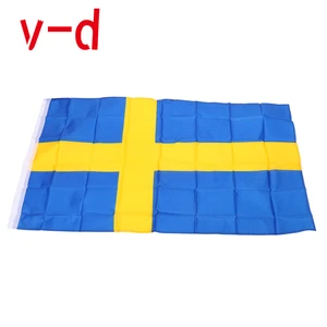 Бесплатная доставка xvggdg Новый Шведский флаг 3 фута x 5 футов подвесной Шведский флаг из полиэстера Стандартный флаг баннер