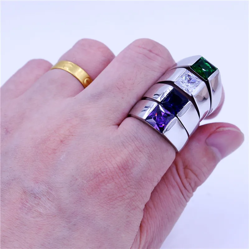 Кольцо обручальное мужское из серебра 925 пробы с фианитом 3ct 5A|band ring|wedding ringsring for |